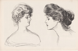 gibson girl heads